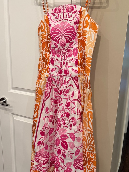 FARM Rio Dresses & Skirts - BNWT FARM Rio Pink and Orange Floral Maxi Dress